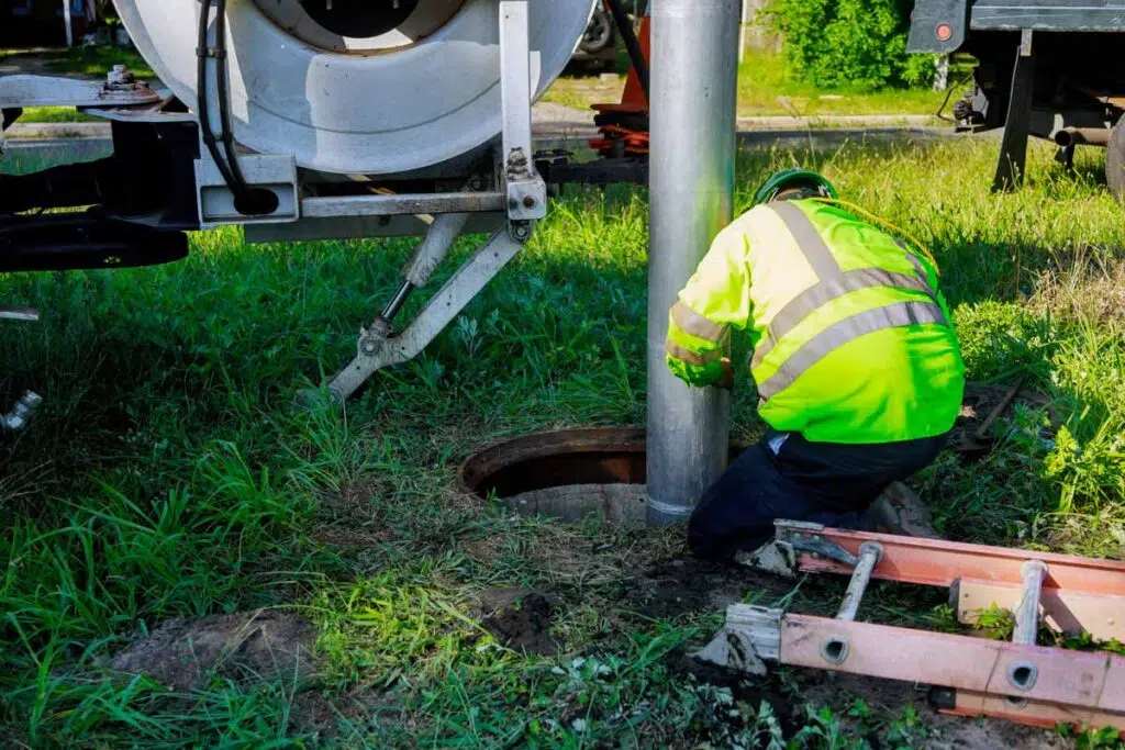 plumber repairing sewer in denver